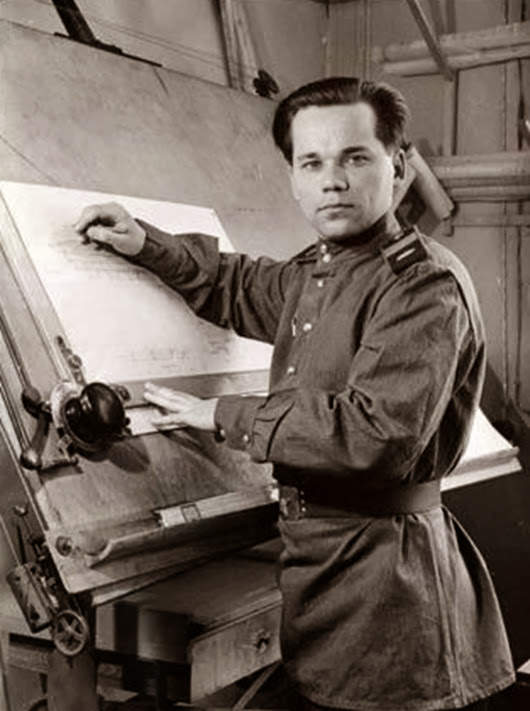 Фотография Михаила Калашникова, 1949 год