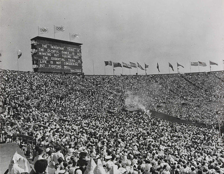 Фотография торжественного открытия Лондонской Олимпиады, 1948 год
